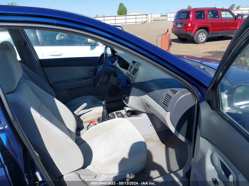 2006 Kia Spectra Ex/Lx/Sx VIN: KNAFE121665367078 Lot: 39403633