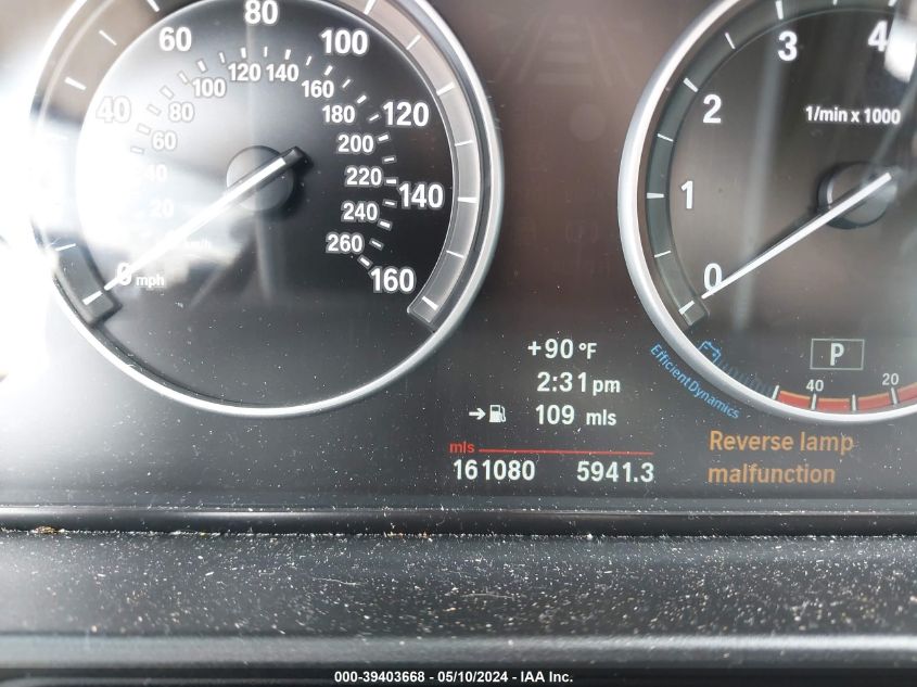 2013 BMW 535I VIN: WBAFR7C52DC823711 Lot: 39403668