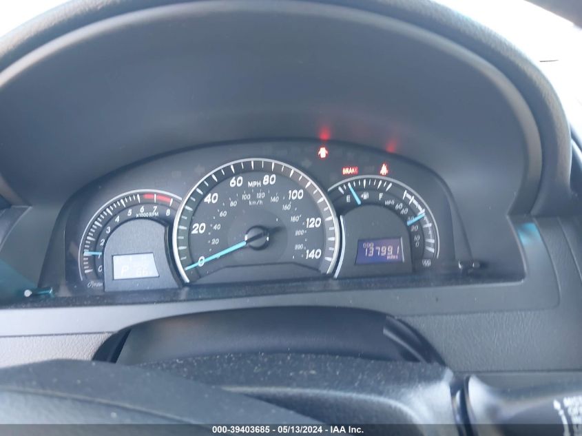 2012 Toyota Camry Le VIN: 4T4BF1FK3CR257609 Lot: 39403685