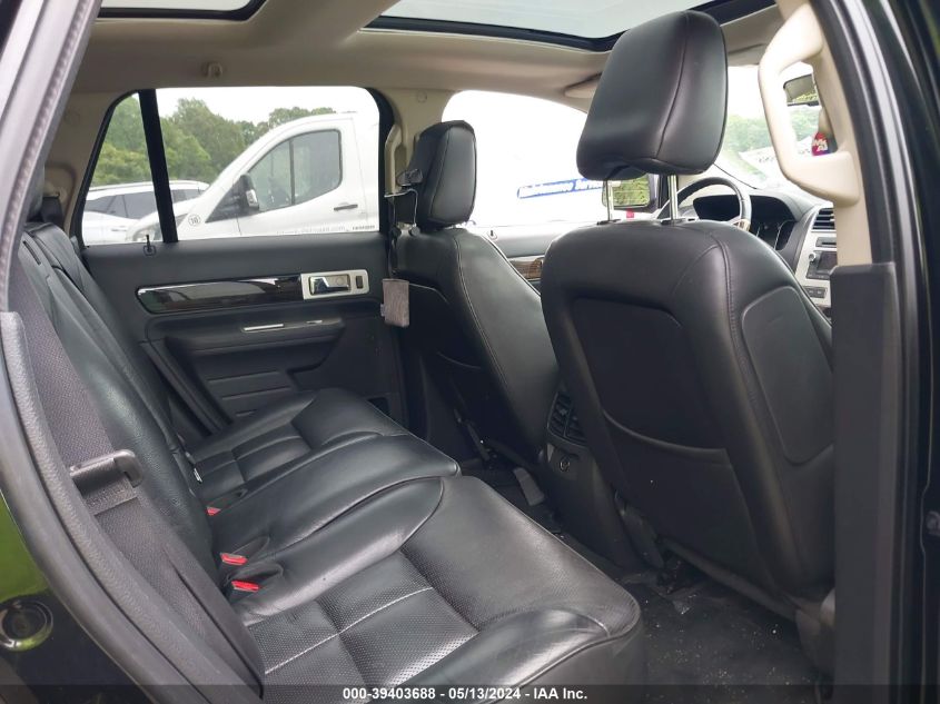 2010 Lincoln Mkx VIN: 2LMDJ6JC7ABJ11185 Lot: 39403688