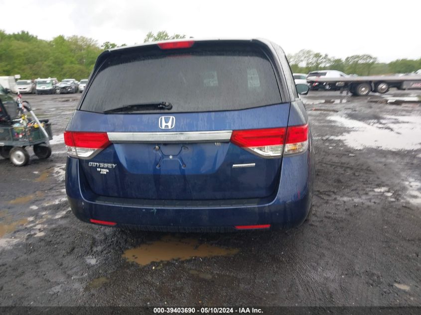 2016 Honda Odyssey Se VIN: 5FNRL5H38GB121297 Lot: 39403690