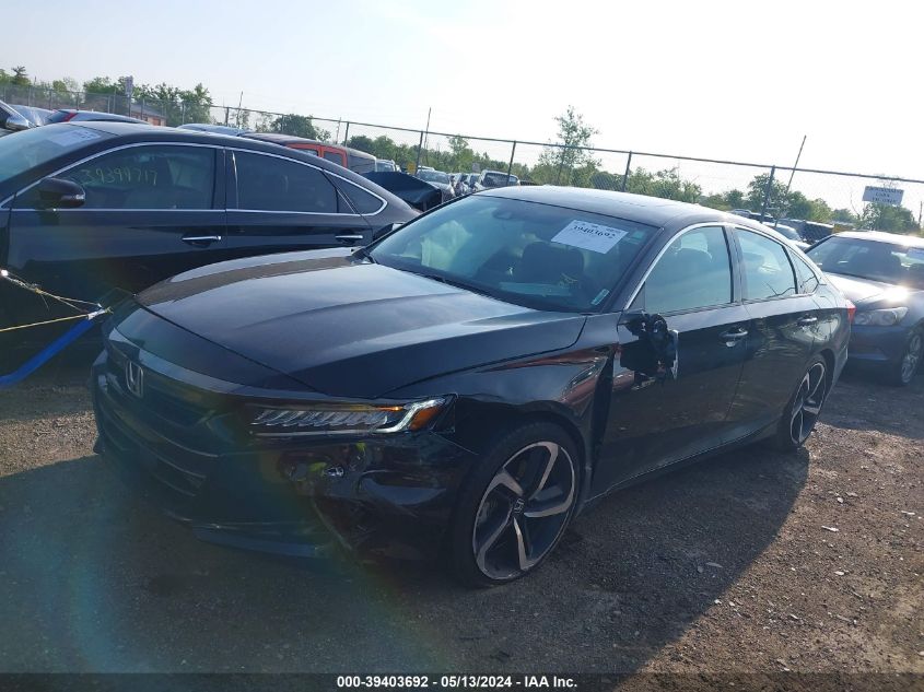 2022 Honda Accord Sport 2.0T VIN: 1HGCV2F39NA025137 Lot: 39403692