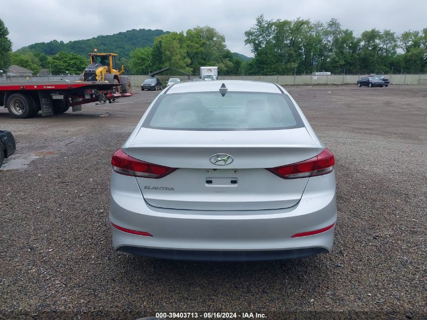 2018 HYUNDAI ELANTRA SEL/VALUE/LIMITED - KMHD84LF6JU525331