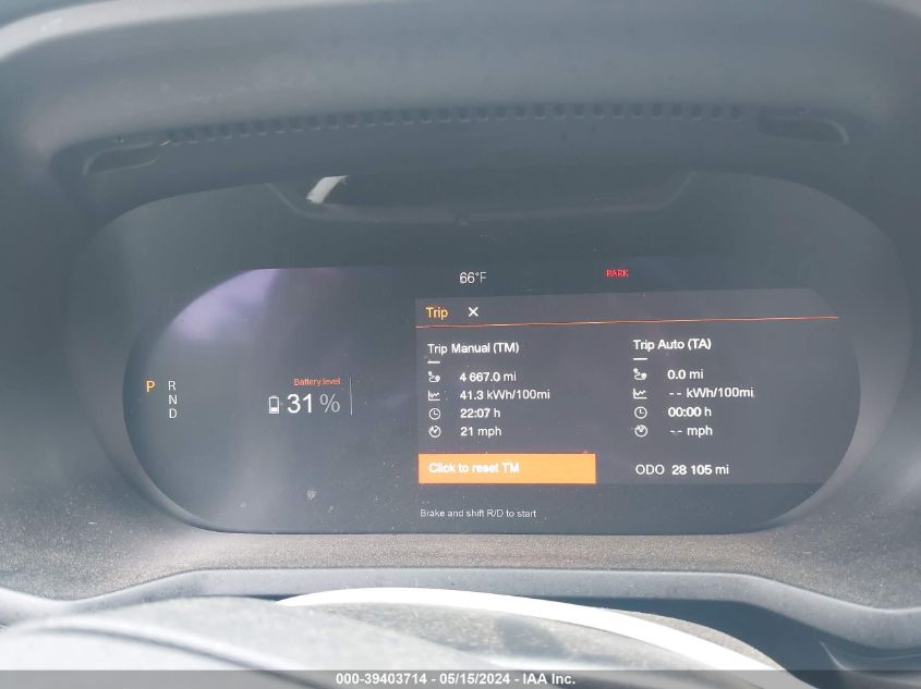 2021 Polestar 2 Launch Edition VIN: LPSED3KA1ML024578 Lot: 39403714