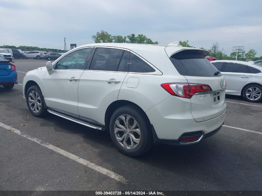 2016 Acura Rdx VIN: 5J8TB3H39GL002475 Lot: 39403728