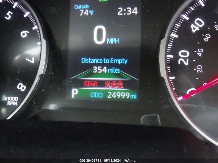 2022 Toyota Rav4 Le VIN: 2T3H1RFV8NW236714 Lot: 39403731