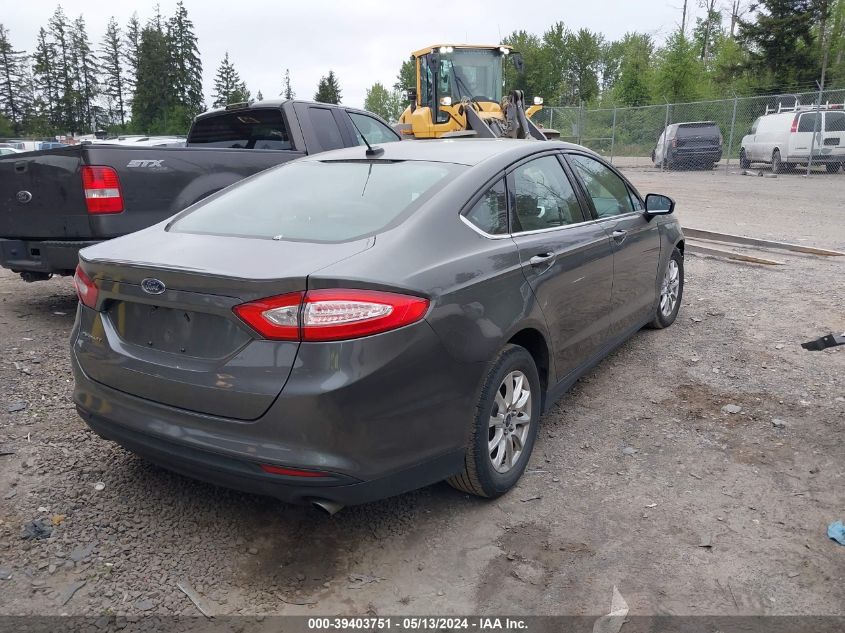 2016 Ford Fusion S VIN: 3FA6P0G76GR256006 Lot: 39403751