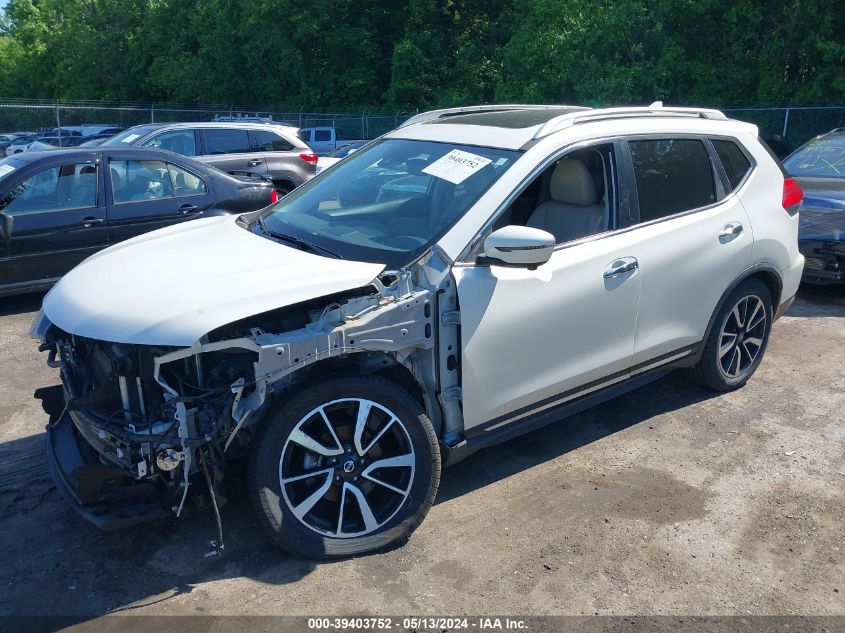 2017 Nissan Rogue Sl VIN: JN8AT2MV4HW250173 Lot: 39403752