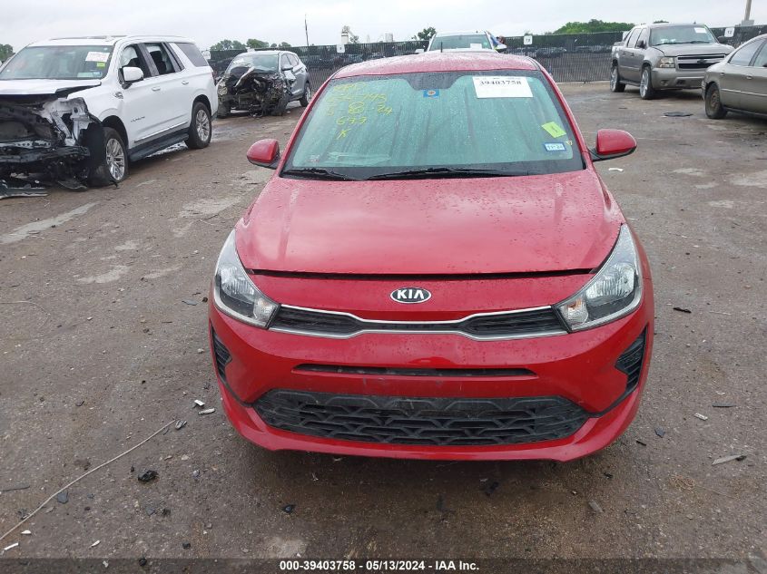 2021 Kia Rio S VIN: 3KPA24ADXME429859 Lot: 39403758