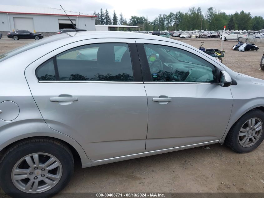 2012 Chevrolet Sonic 2Lt VIN: 1G1JC5SH1C4106720 Lot: 39403771