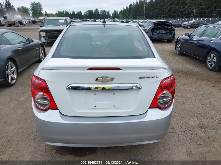 2012 Chevrolet Sonic 2Lt VIN: 1G1JC5SH1C4106720 Lot: 39403771