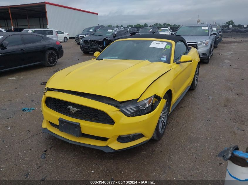 2016 Ford Mustang Ecoboost Premium VIN: 1FATP8UHXG5299832 Lot: 39403777