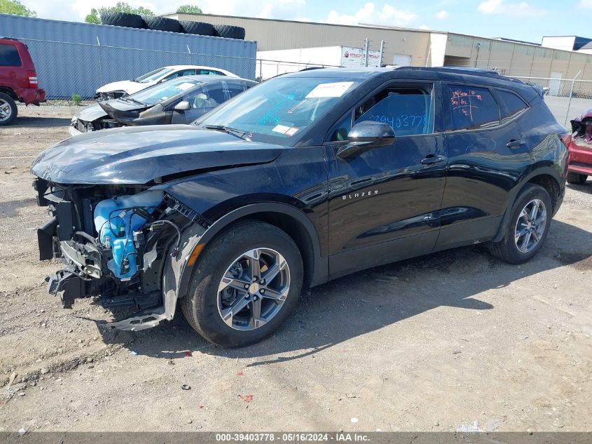 2023 Chevrolet Blazer Awd 2Lt VIN: 3GNKBHR45PS139249 Lot: 39403778