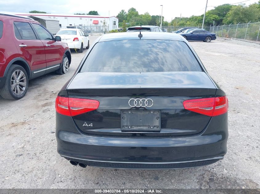 2015 Audi A4 2.0T Premium VIN: WAUEFAFL4FN017114 Lot: 39403784