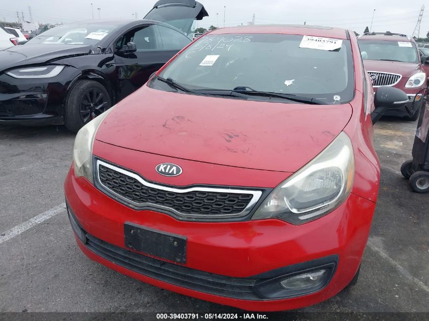 2013 Kia Rio Sx VIN: KNADN4A35D6157347 Lot: 39403791