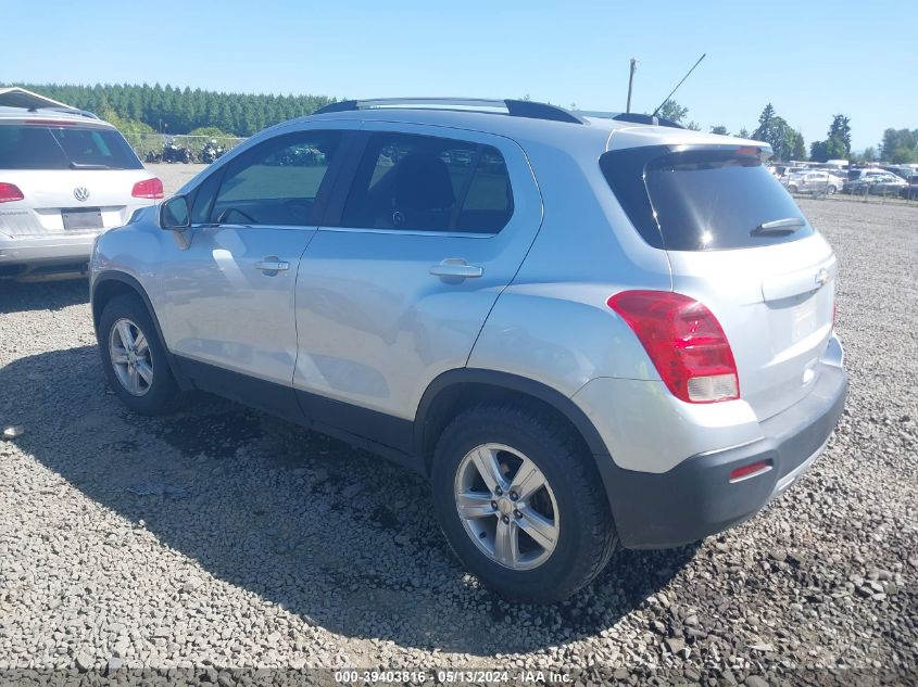 2016 Chevrolet Trax Lt VIN: KL7CJPSB5GB514648 Lot: 39403816