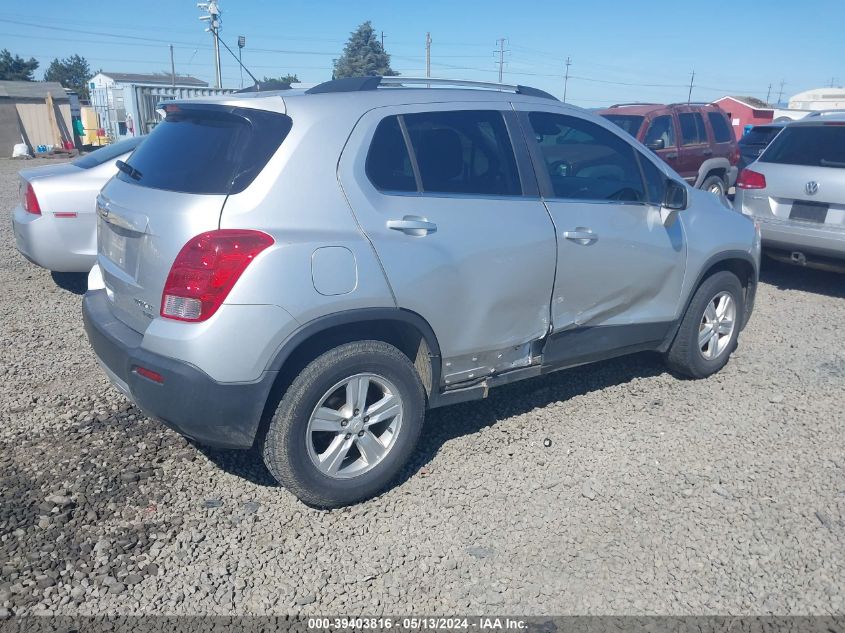 2016 Chevrolet Trax Lt VIN: KL7CJPSB5GB514648 Lot: 39403816