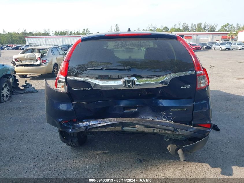 2016 Honda Cr-V Se VIN: 2HKRM3H48GH514499 Lot: 39403819