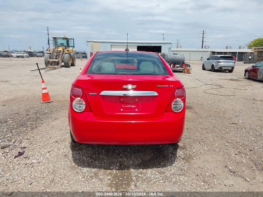 2015 Chevrolet Sonic Lt Auto VIN: 1G1JC5SH8F4179815 Lot: 39403826