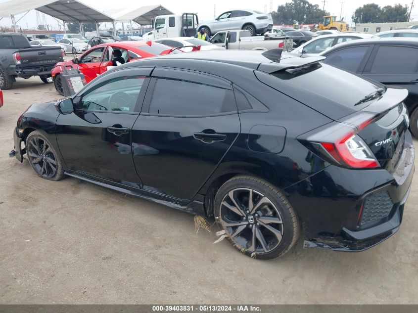 2019 Honda Civic Sport VIN: SHHFK7H43KU415434 Lot: 39403831