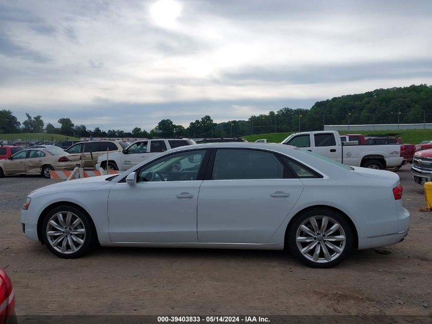 2016 Audi A8 L Quattro VIN: WAU34AFD9GN018511 Lot: 39403833