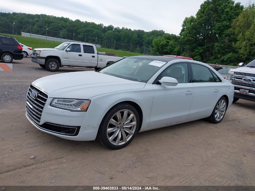 2016 Audi A8 L Quattro VIN: WAU34AFD9GN018511 Lot: 39403833