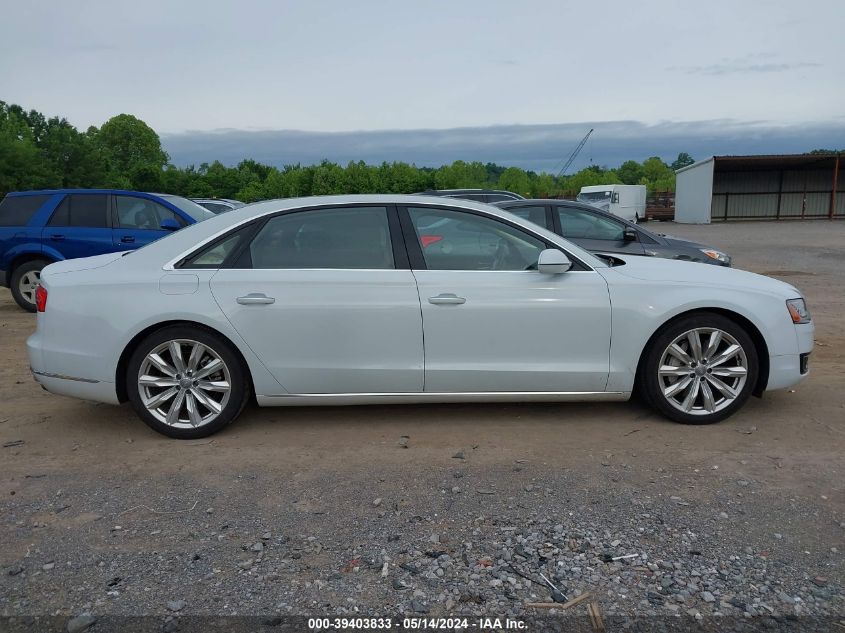 2016 Audi A8 L Quattro VIN: WAU34AFD9GN018511 Lot: 39403833