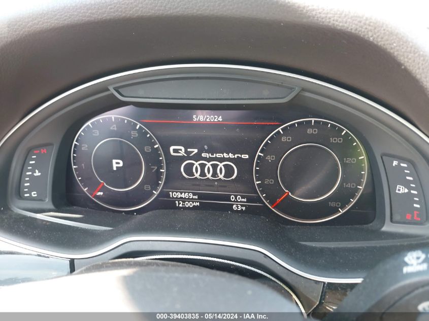 2019 Audi Q7 55 Premium/55 Se Premium VIN: WA1LAAF75KD014549 Lot: 39403835