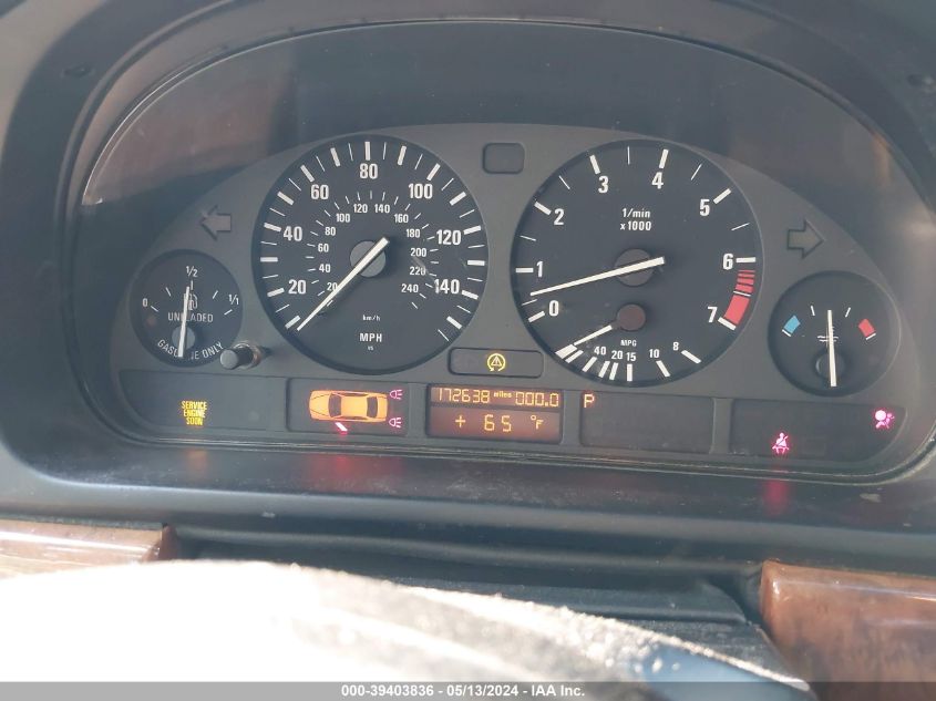 2000 BMW 528Ia VIN: WBADM6342YGU18522 Lot: 39403836