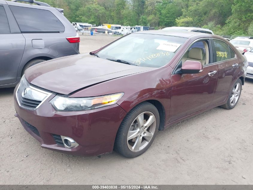 2011 Acura Tsx 2.4 VIN: JH4CU2F67BC010520 Lot: 39403838