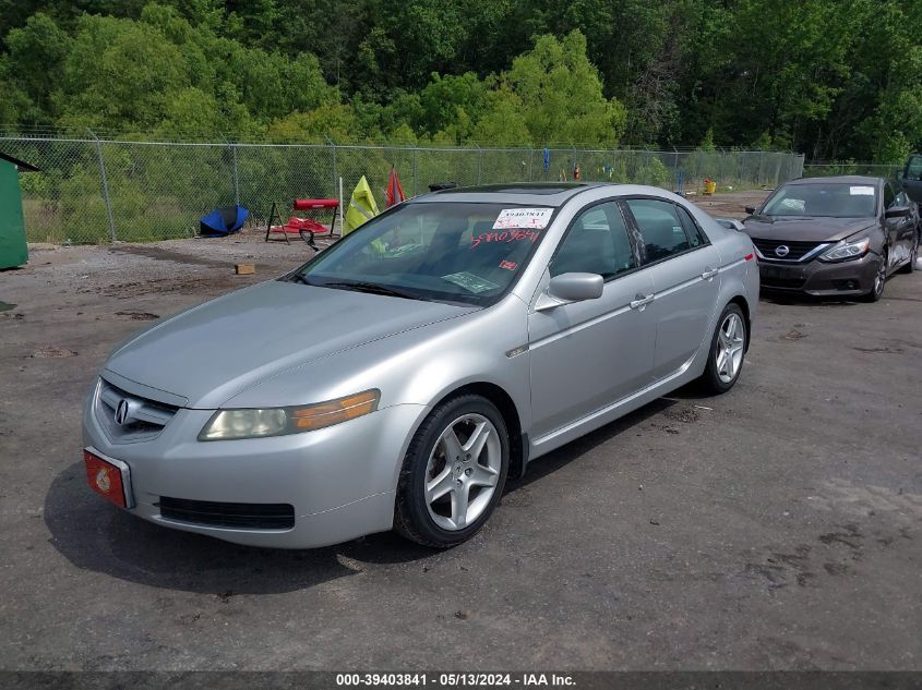 2006 Acura Tl VIN: 19UUA66206A006329 Lot: 39403841