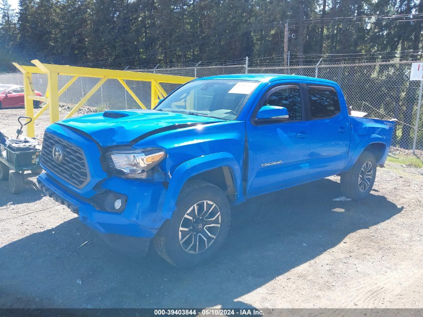 2020 Toyota Tacoma Trd Sport VIN: 3TMCZ5AN5LM296161 Lot: 39403844