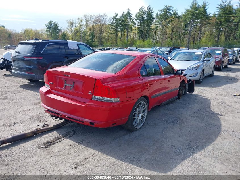 2004 Volvo S60 R VIN: YV1RH52Y442378035 Lot: 39403846