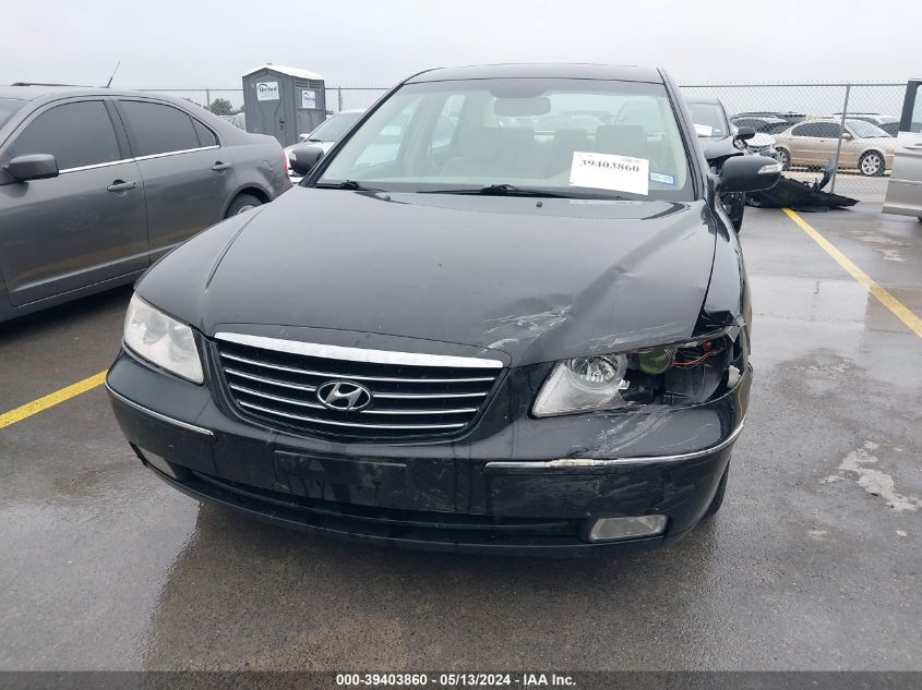 2007 Hyundai Azera VIN: KMHFC46F97A199652 Lot: 39403860