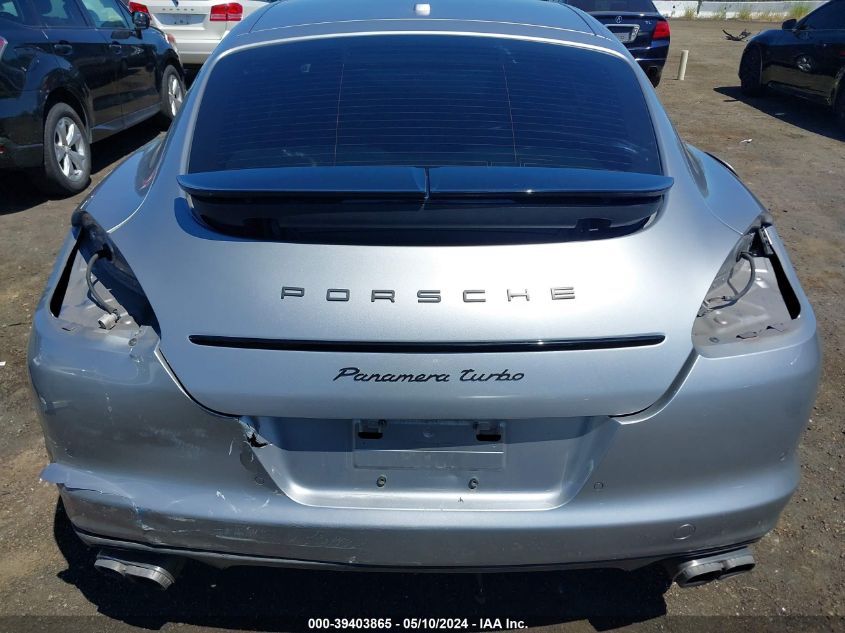 2010 Porsche Panamera Turbo VIN: WP0AC2A79AL091496 Lot: 39403865