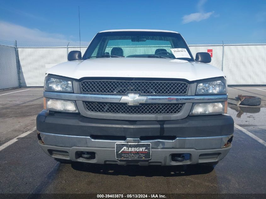 2003 Chevrolet Silverado 2500Hd Work Truck VIN: 1GCHK24U23Z175288 Lot: 39403875