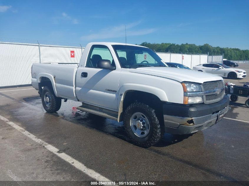 2003 Chevrolet Silverado 2500Hd Work Truck VIN: 1GCHK24U23Z175288 Lot: 39403875