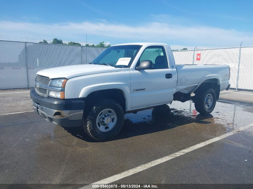 2003 Chevrolet Silverado 2500Hd Work Truck VIN: 1GCHK24U23Z175288 Lot: 39403875