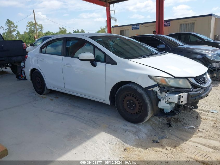 2014 Honda Civic Lx VIN: 19XFB2F52EE011602 Lot: 39403877