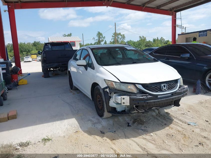 2014 Honda Civic Lx VIN: 19XFB2F52EE011602 Lot: 39403877