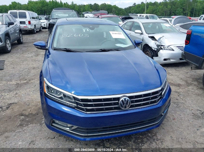 2017 Volkswagen Passat 1.8T Sel Premium VIN: 1VWCT7A3XHC015750 Lot: 39403889