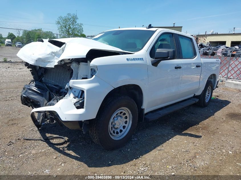 2023 Chevrolet Silverado 1500 4Wd Short Bed Wt VIN: 1GCPDAEK1PZ188214 Lot: 39403898