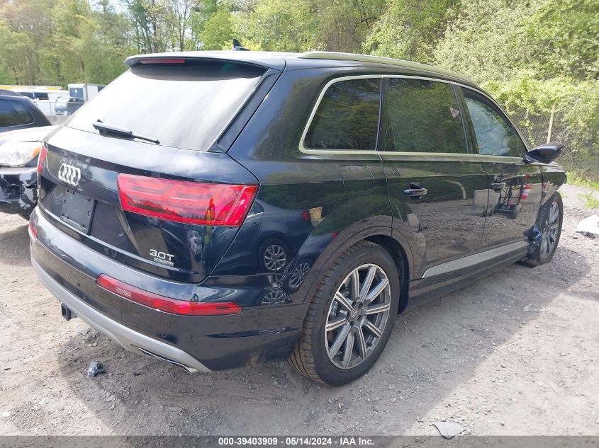 2018 Audi Q7 3.0T Premium VIN: WA1LAAF76JD007902 Lot: 39403909