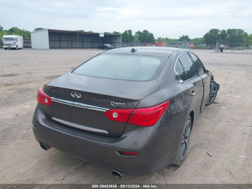 2014 Infiniti Q50 Sport VIN: JN1BV7AP5EM670824 Lot: 39403936