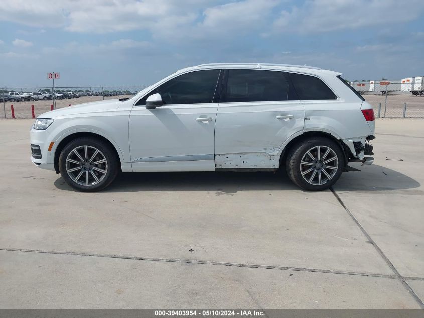 2017 Audi Q7 3.0T Premium VIN: WA1LAAF72HD037893 Lot: 39403954