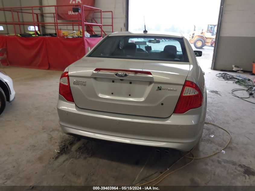 2010 Ford Fusion Hybrid VIN: 3FADP0L33AR324313 Lot: 39403964