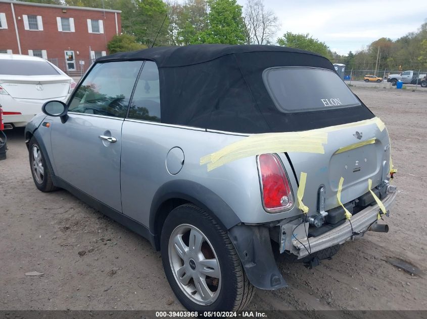 2007 Mini Cooper VIN: WMWRF33577TG17113 Lot: 39403968