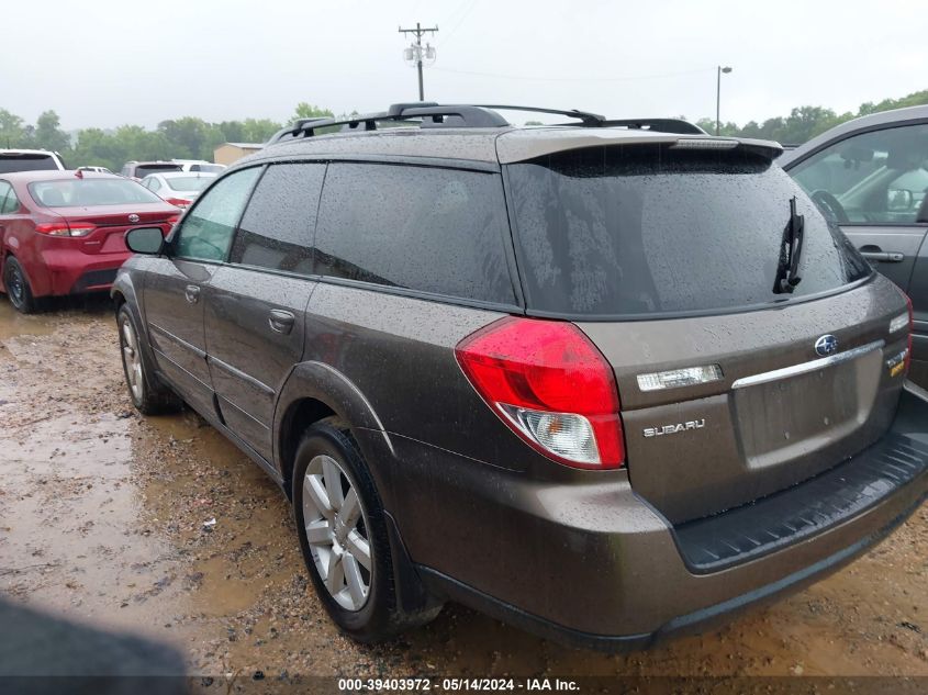 2009 Subaru Outback 2.5I Limited VIN: 4S4BP66C297318890 Lot: 39403972