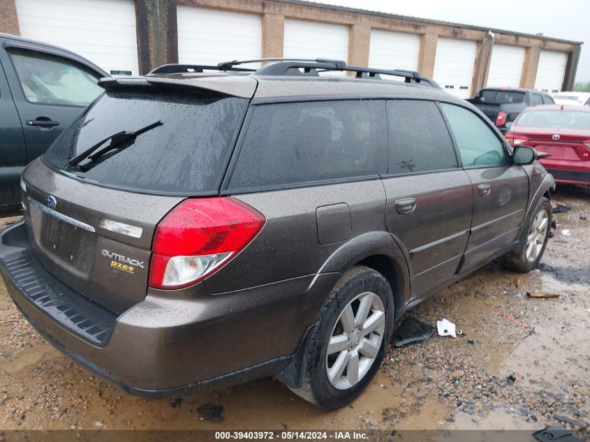 2009 Subaru Outback 2.5I Limited VIN: 4S4BP66C297318890 Lot: 39403972