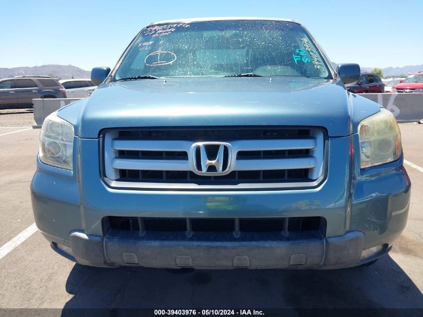 2007 Honda Pilot Ex-L VIN: 5FNYF28537B027542 Lot: 39403976